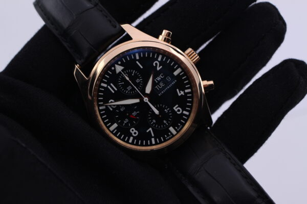 IWC Pilot Chronograph 18k – Bild 11